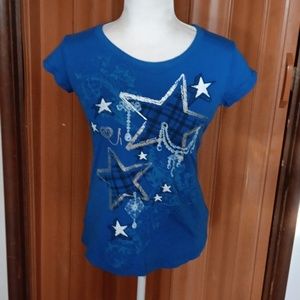 SELF ESTEEM BLUE STAR SHORT SLEEVE T-SHIRT